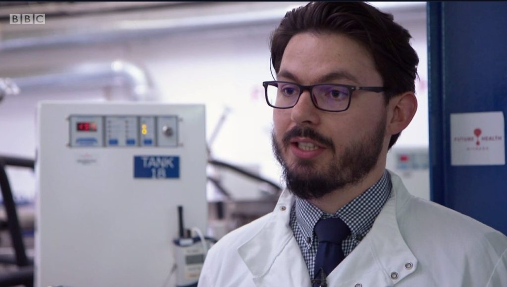 The One Show interviewing Future health scientist