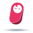 Wrapped up baby icon
