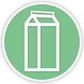 Icône d'intolérance au lactose