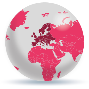 L'Europe sur le globe