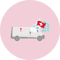 Icona trasporto certificato